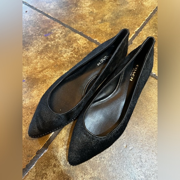Black Coach flats. Size 5.5 - Picture 1 of 1